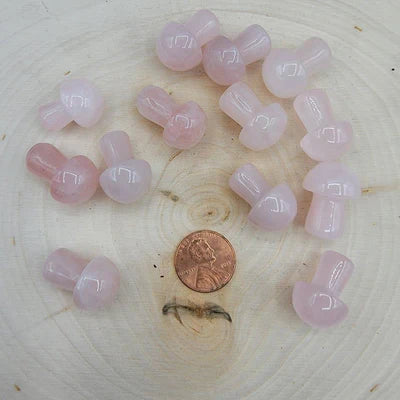 Gemstone Mushroom Carving - 0.5 Inch | Carvings | Wiccan Center