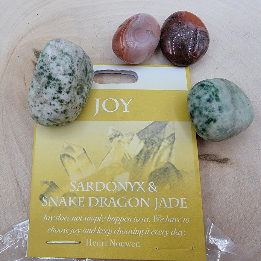 Joy - Sardonyx/Snake Dragon | Gemstone | Wiccan Center
