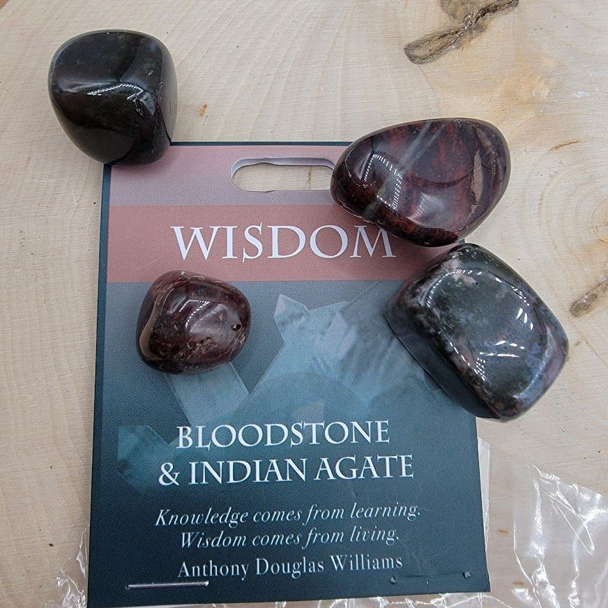 Wisdom - Bloodstone/Indian Agat | Gemstone | Wiccan Center