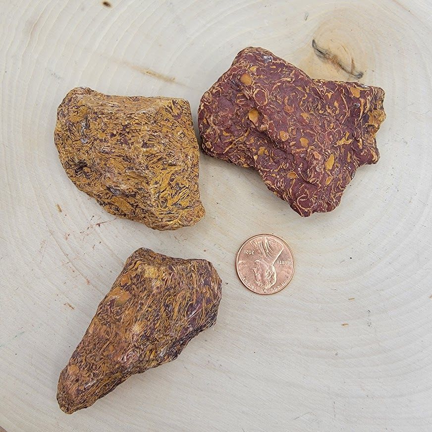Calligraphy Jasper Rough Med | Rough Gemstone | Wiccan Center