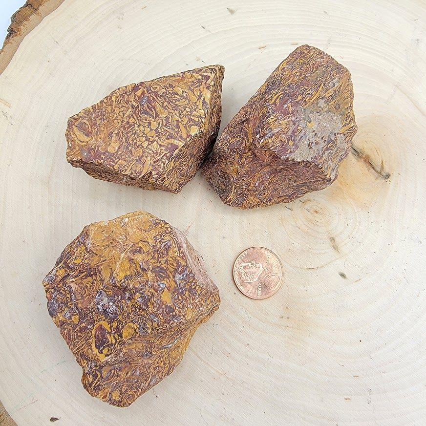 Calligraphy Jasper Rough Lg | Rough Gemstone | Wiccan Center