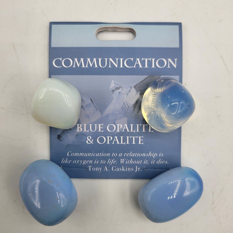 Communication - Blue Opalite/Op | Gemstone | Wiccan Center