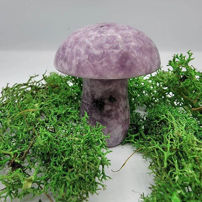 Gemstone Mushroom Carving (2" - 2.5") | Carvings | Wiccan Center