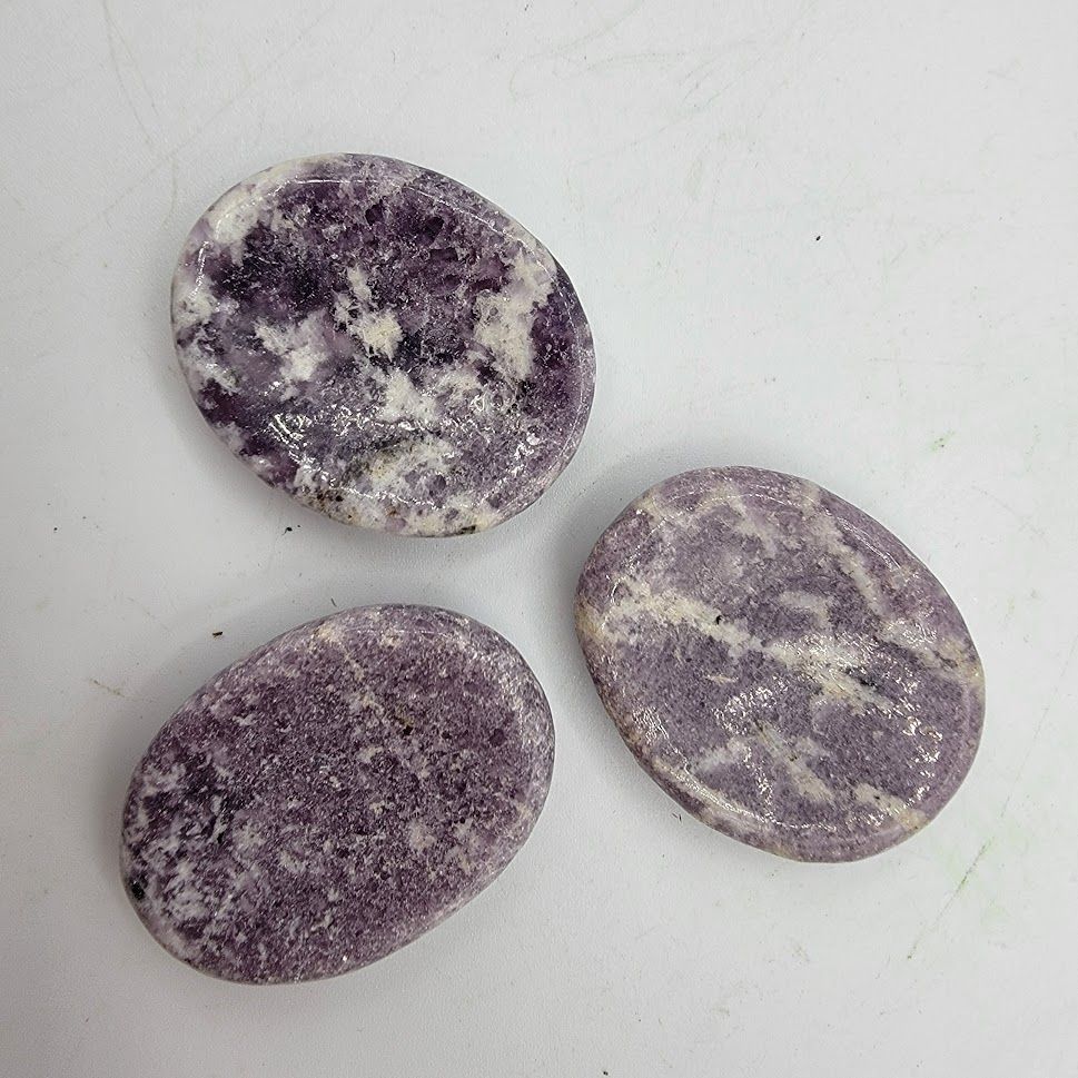 Lepidolite - Worry Stone | Worry Stones | Wiccan Center
