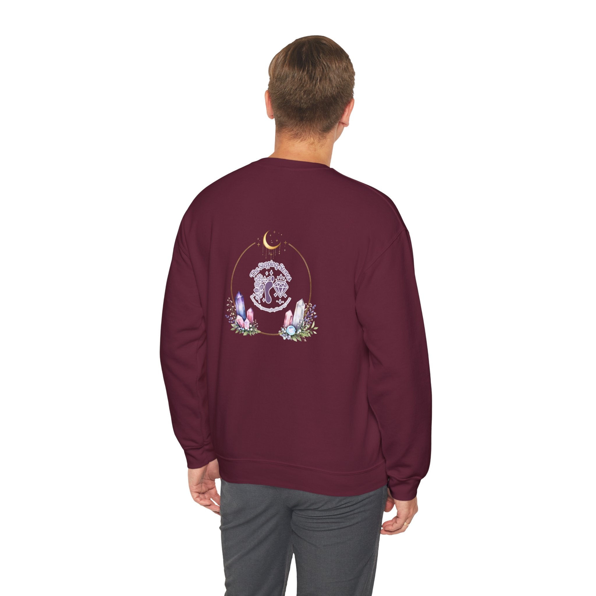 LOVE Crystal Letter Design | Sweatshirt | Wiccan Center