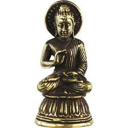 Mini Brass Chakra Buddha | Figurines | Wiccan Center