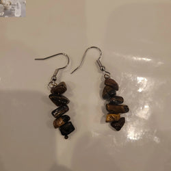 Tiger's Eye Hypoallergenic Earrings | | Wiccan Center