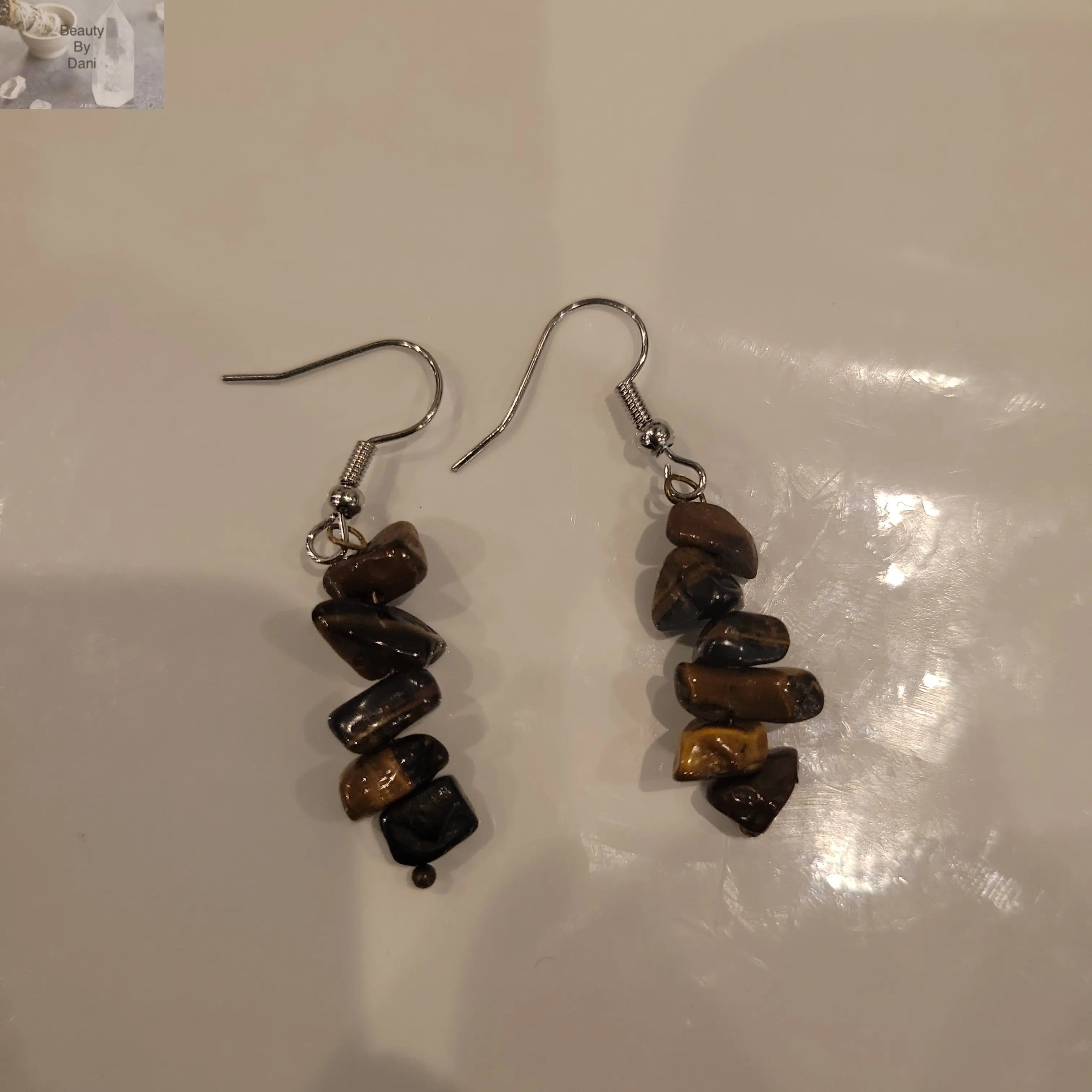 Tiger's Eye Hypoallergenic Earrings