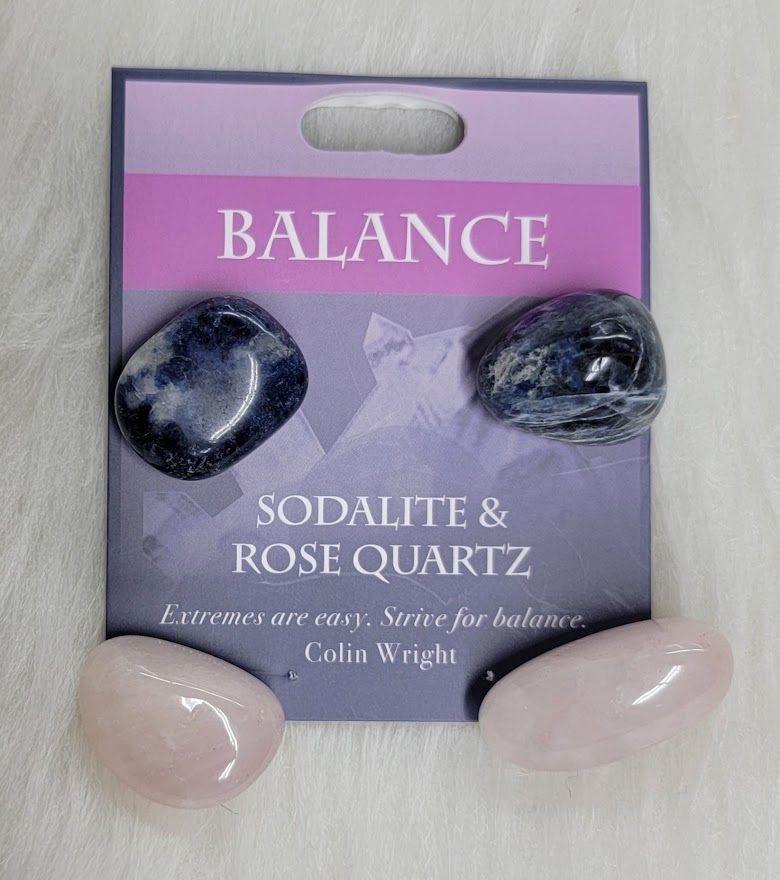 Balance - Sodalite/Rose Quartz | Gemstone | Wiccan Center
