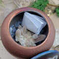 (3") Raku Jar - Pawprint | HomeDécor | Wiccan Center
