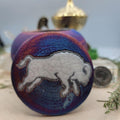(3") Raku Jar - Bison | HomeDécor | Wiccan Center