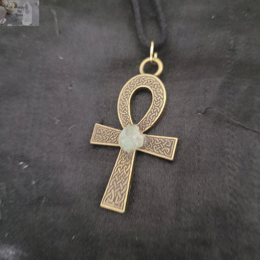 Aventurine Ankh Necklace