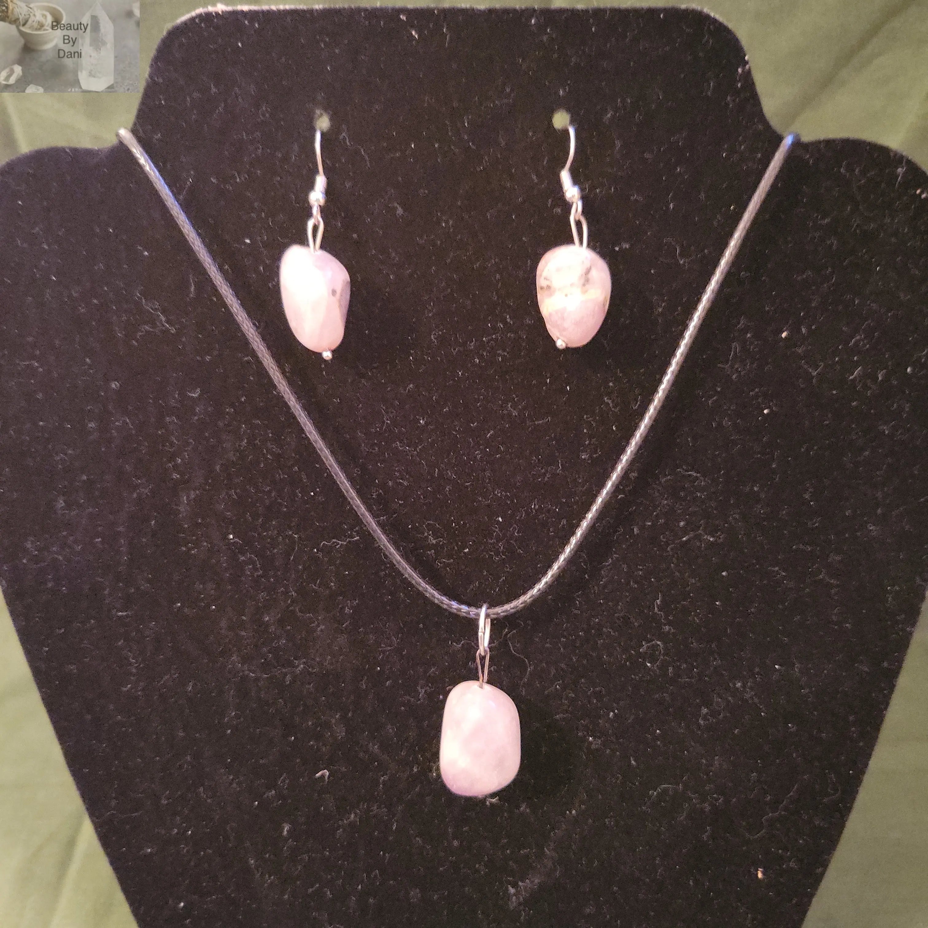 Amethyst Necklace and Earrings Set