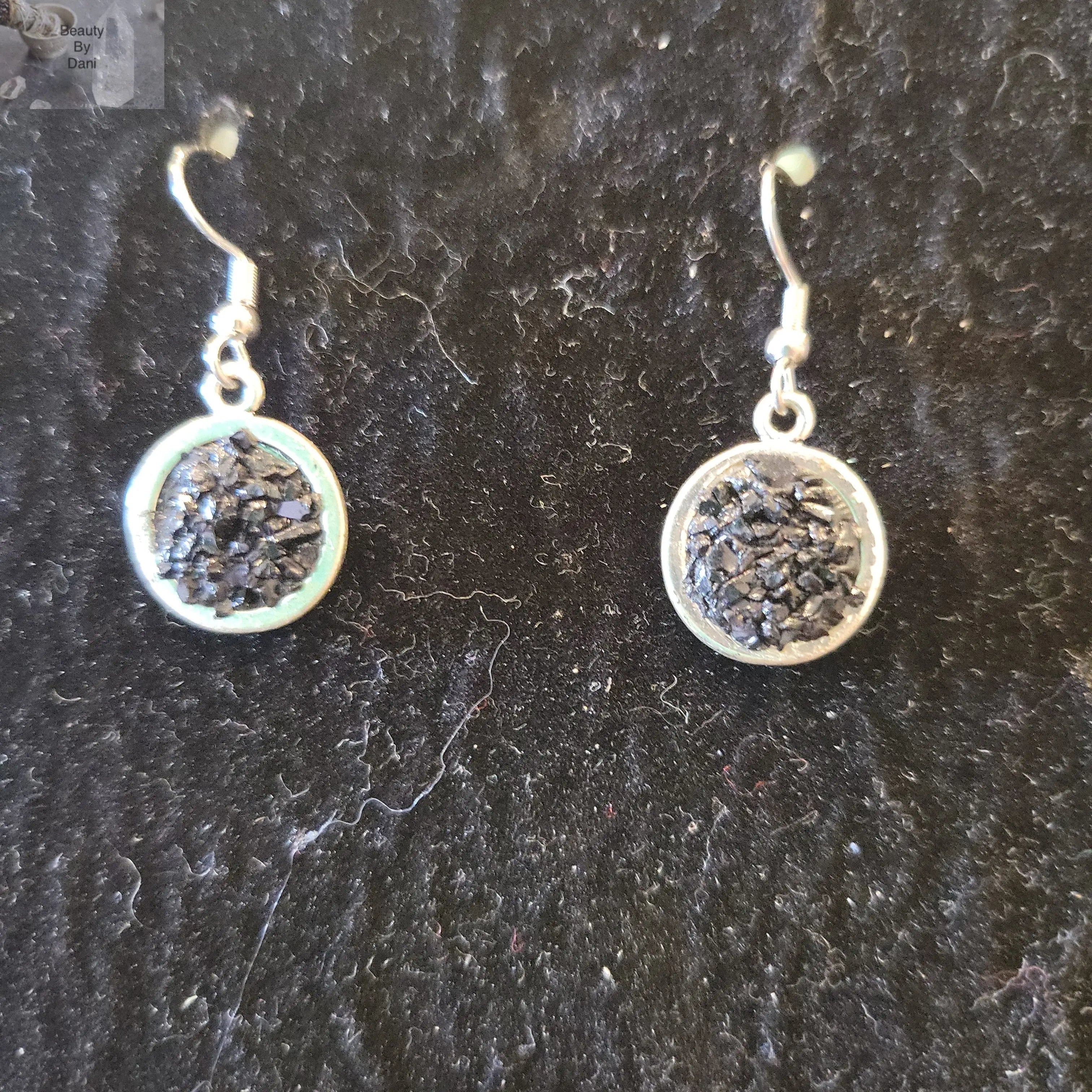 Elegant Obsidian Earrings