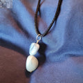 Blue Quartz Pendant Necklace - Elegant Gemstone Jewelry