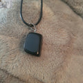 Elegant Small Onyx Pendant Necklace