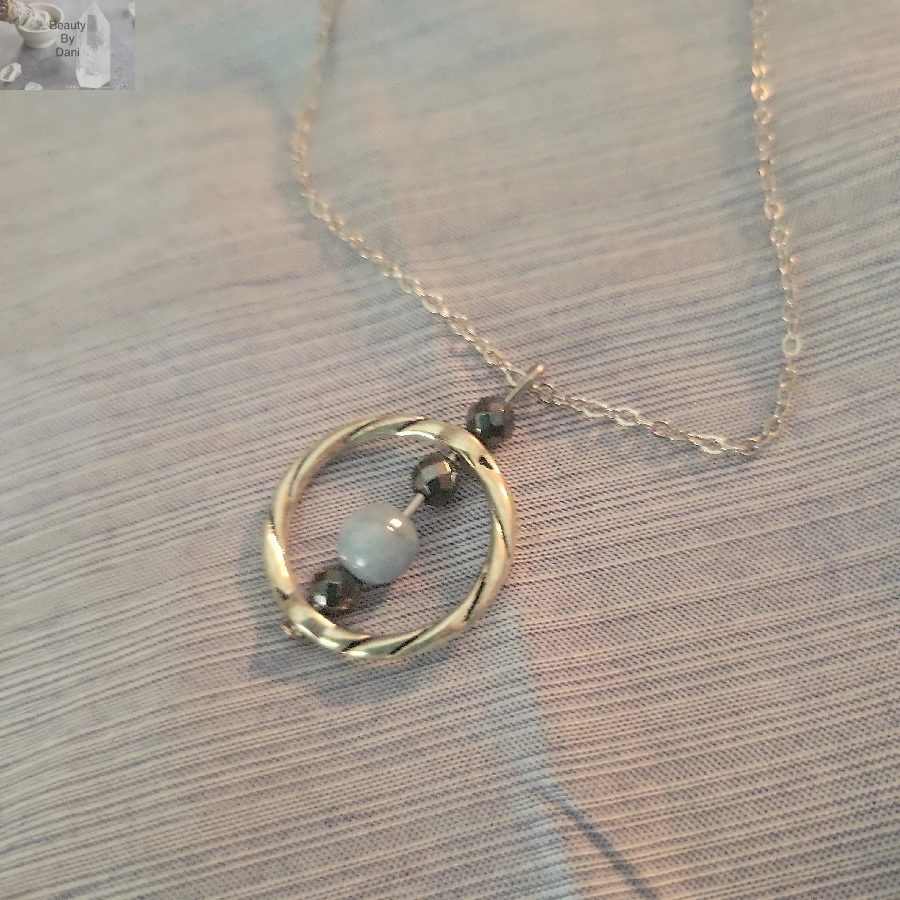 Blue Quartz Necklace - Elegant Gemstone Jewelry