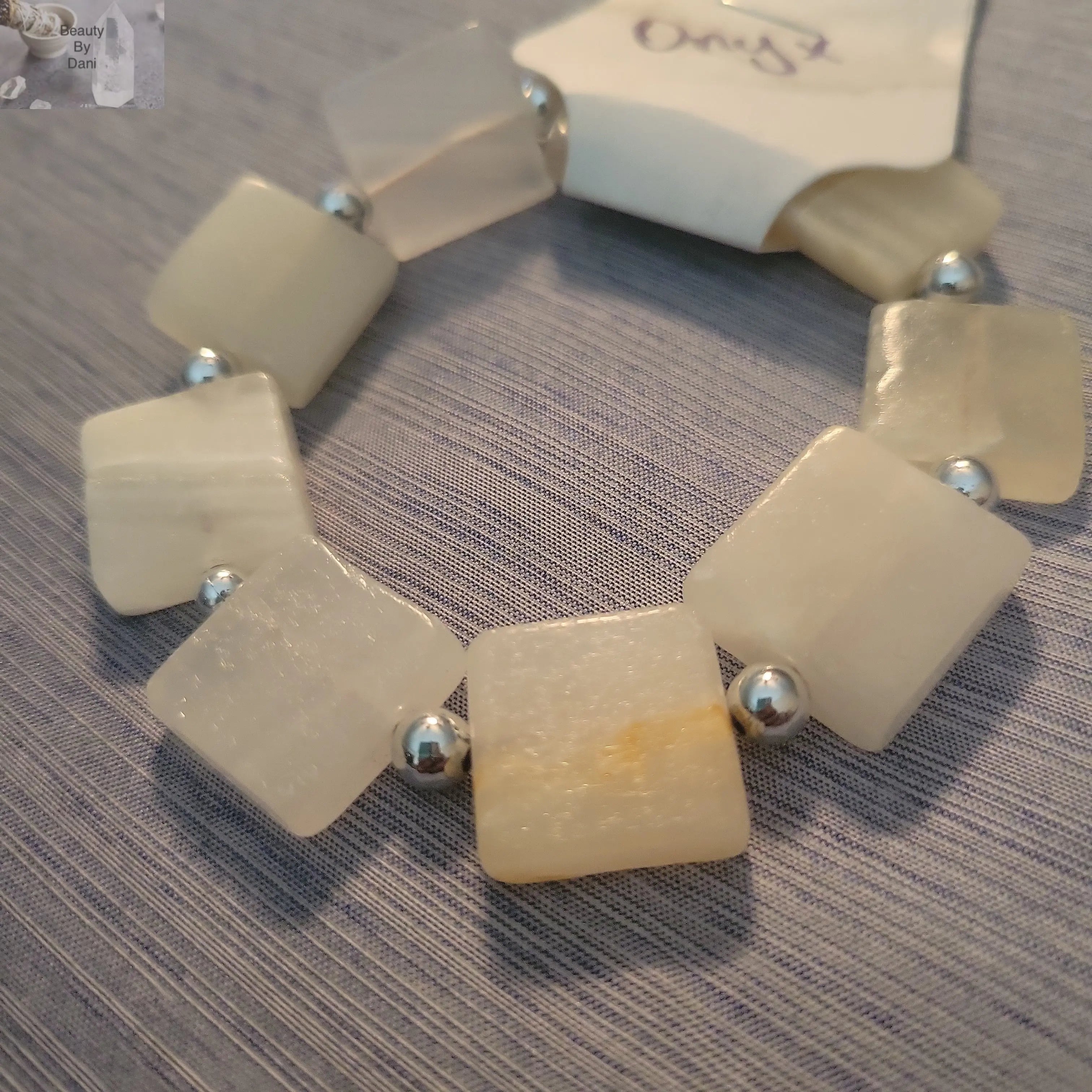 Onyx Square Shaped Bracelet