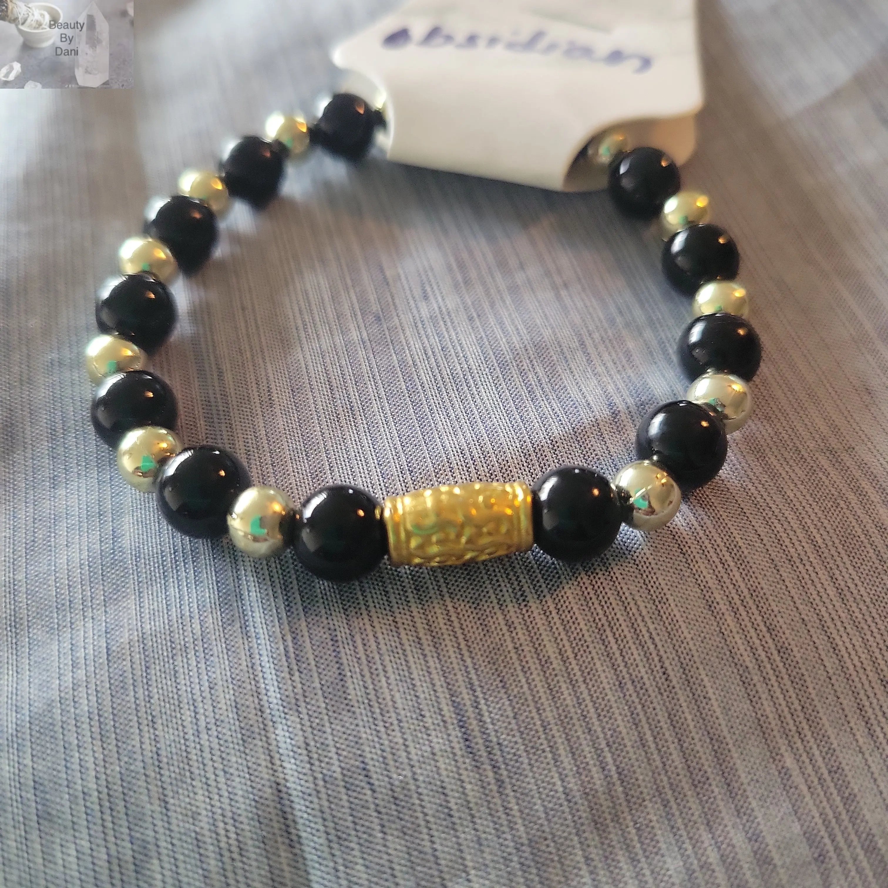 Natural Obsidian Bracelet