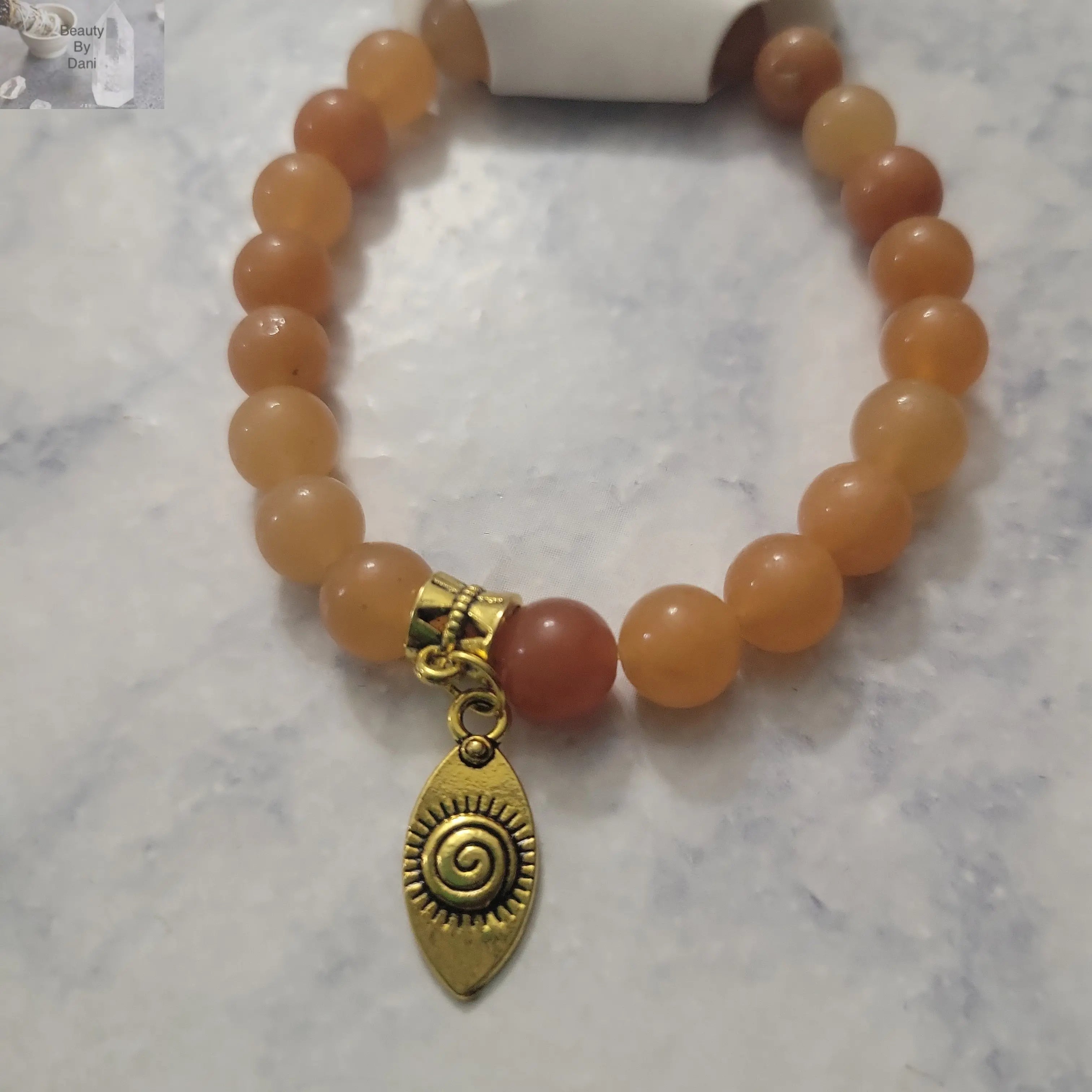 Red Aventurine Charm Bracelet