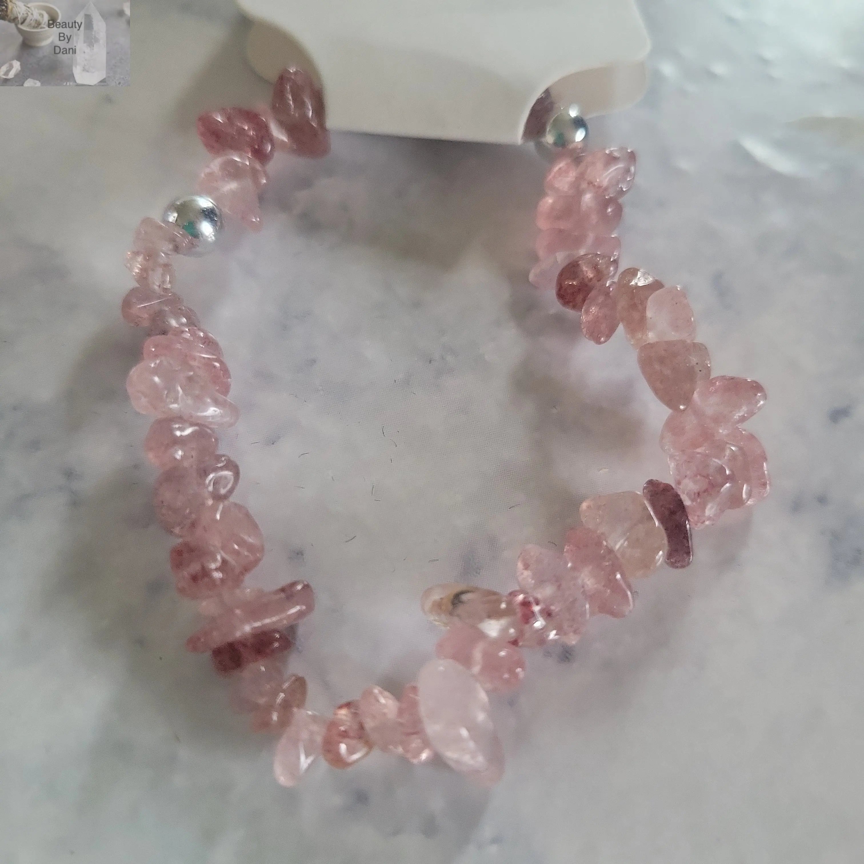 Strawberry Quartz Healing Bracelet