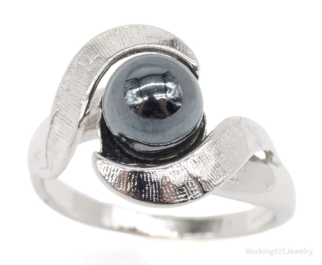 Vintage Hematite 14K Gold Over Sterling Silver Ring - Size 6.25 | Jewelry > Rings | Wiccan Center