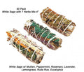 White Sage with 7 Herbs | Smudge | Wiccan Center