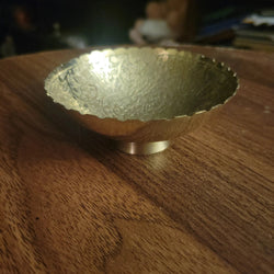 Handcrafted Brass Bowl for Sage and Incense | | Wiccan Center