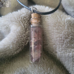 Strawberry Quartz Crystal Necklace | | Wiccan Center
