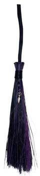 Goddess Amethyst & Onyx Broom (21"L) | Brooms | Wiccan Center