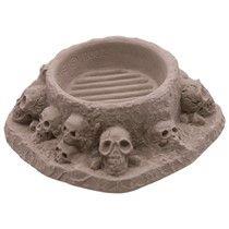 Cement Round Skull (2.25") | Burner | Wiccan Center