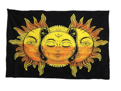 Celestial Sun Face - Tapestry | Tapestry | Wiccan Center