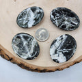 Black Zebra Marble - Worry Stone | Worry Stones | Wiccan Center