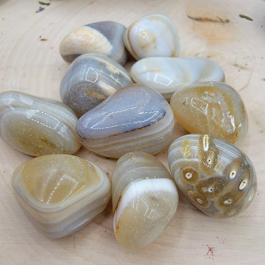 Agate Banded (Medium) - Tumbled | Tumbled Gemstone | Wiccan Center