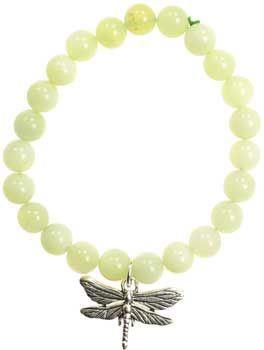 New Jade Dragonfly Bracelet | Jewelry-Bracelet | Wiccan Center
