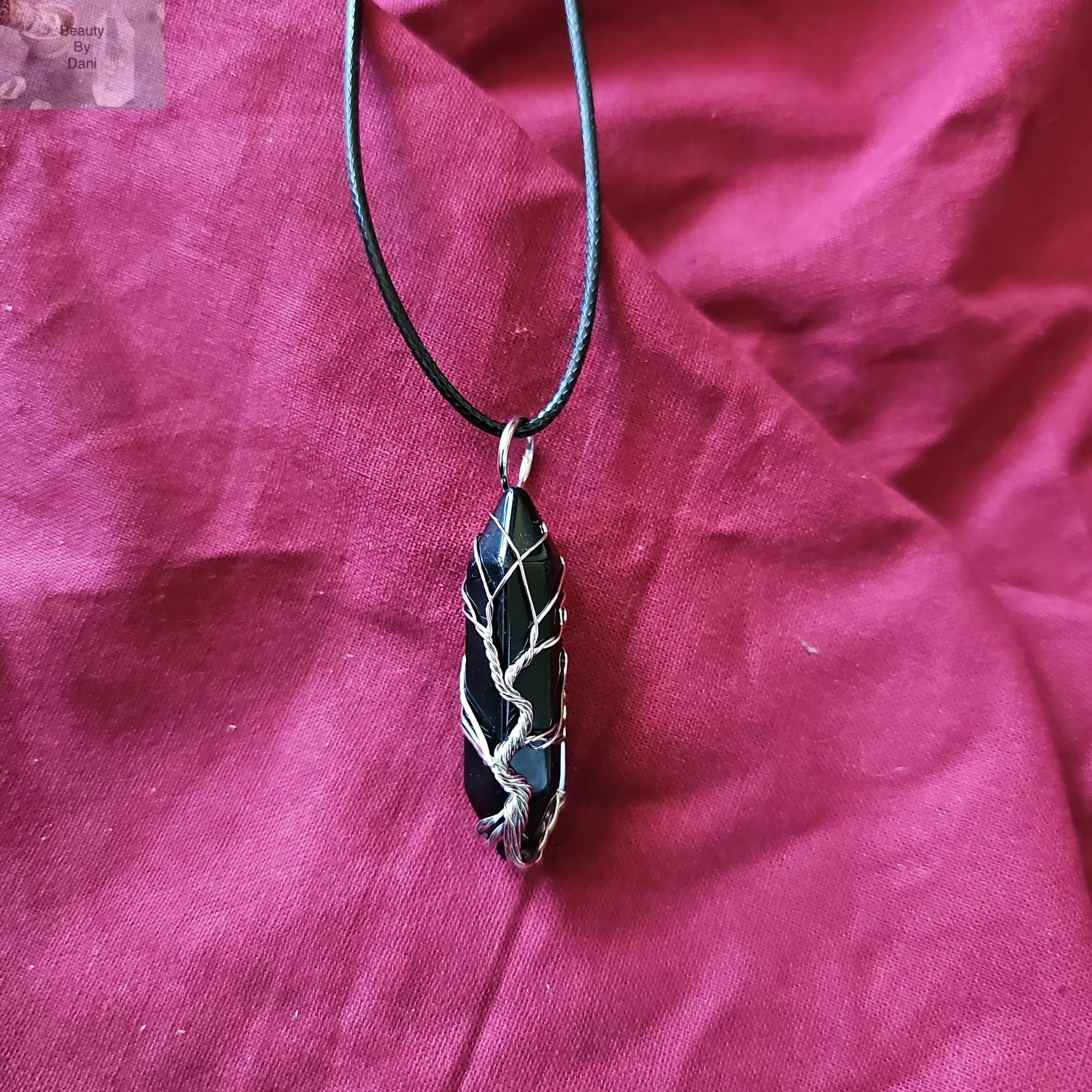 Onyx Tree of Life Necklace