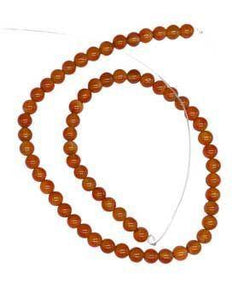 6mm Carnelian Beads 6pk | Beads | Wiccan Center