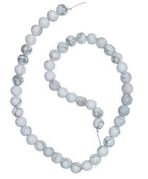 8mm Howlite Beads 6pk | Beads | Wiccan Center