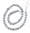 8mm Quartz Beads 6pk | Beads | Wiccan Center