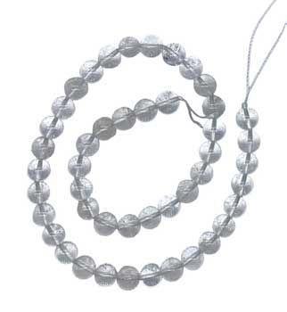 8mm Quartz Beads 6pk | Beads | Wiccan Center