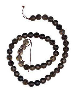 8mm Smoky Quartz Beads 6pk | Beads | Wiccan Center