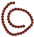 8mm Red Jasper Beads 6pk | Beads | Wiccan Center