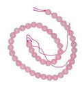8mm Rose Quartz Beads - 6pk | Beads | Wiccan Center