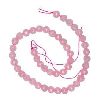 8mm Rose Quartz Beads - 6pk | Beads | Wiccan Center