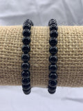 Black Agate Bracelet (6mm) | Jewelry-Bracelet | Wiccan Center