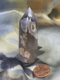 Flower Agate Obelisk - Large | Point | Wiccan Center