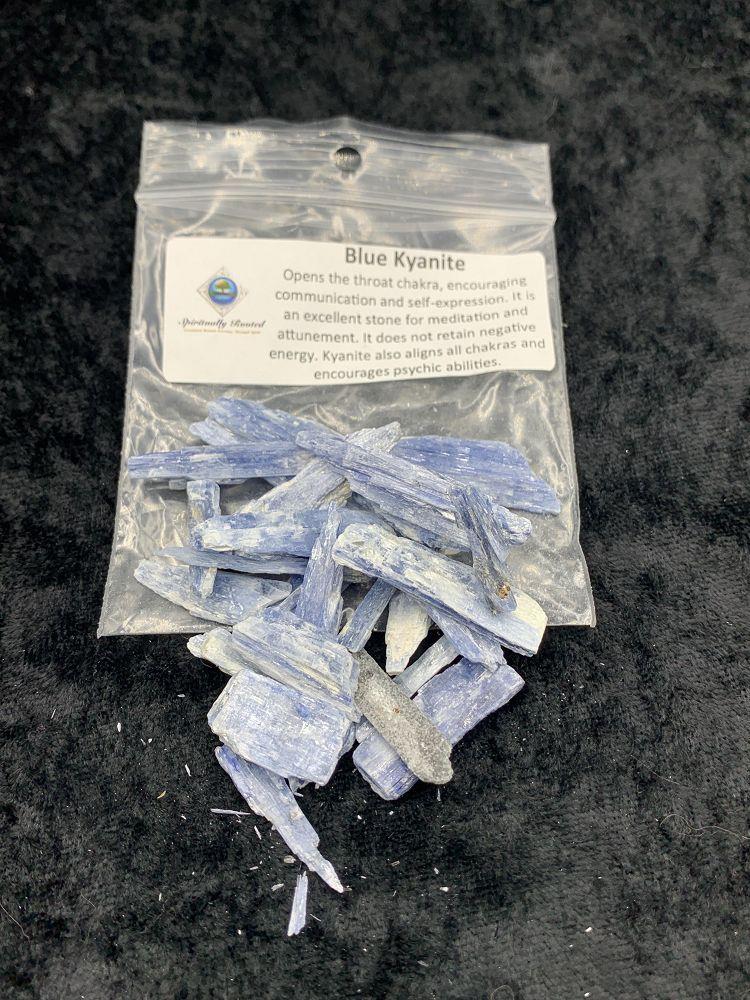 Blue Kyanite Chips 1oz | Chips | Wiccan Center