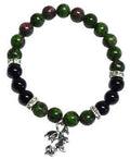 Ruby Zoisite Dragon Bracelet | Jewelry-Bracelet | Wiccan Center