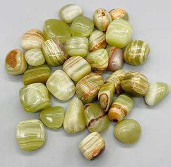 Onyx Green | Tumbled Gemstone | Wiccan Center