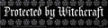 Protected by Witchcraft - Bumper Sticker | Bumper Stickers | Wiccan Center